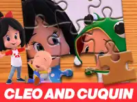 Cleo and Cuquin Jigsaw Puzzle background