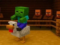 Chicken Jockey hidden lava chicken background