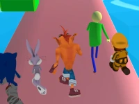 Fun Race 3D - Crash Bandicoot background