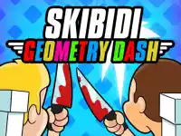 Skibidi Geometry Dash background