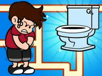 Maze Escape Toilet Rush background