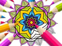 Mandala Coloring Book background