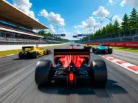 Formula Car Circuit Racing background