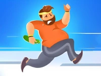 Fat man parkour background