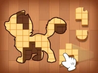 Woody Block Puzzles background