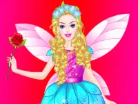 Barbie Angel Dress up background