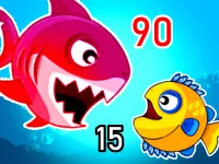 Fish Eat Getting Big background