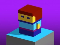 Blocky Sky Jumping background