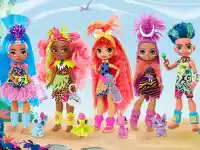 Cave Club Dolls Jigsaw Puzzle Collection background