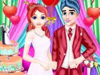 Royal Couple Wedding Preparation background