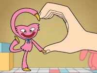 Finger Heart Monster Refil background