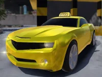 Real Taxi Driver 3D background
