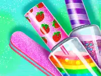 Candy Nail Art Fashion background