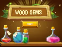 Wood Gems Bubble Shooter background