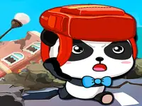 Baby Panda Earthquake Safety background