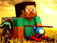 Minecraft Helicopter Adventure background