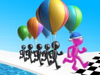 Ballon Race 3D background