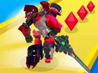 Robot Runner Fight background
