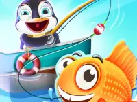 Penguin Deep Sea Fishing background