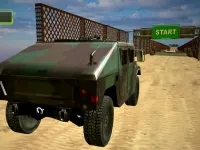 Military Vehicle Driving Simulation background
