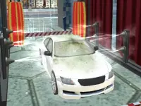 Modern Sports Car Wash 3D background