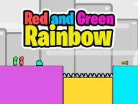 Red and Green Rainbow background
