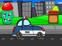 Police Car Escape background