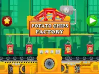 Tasty Potato Chips maker background