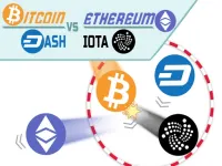 BITCOIN vs ETHEREUM DASH IOTA background