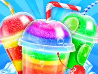 Rainbow Frozen Slushy Truck background