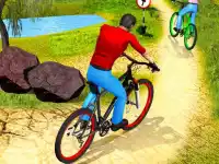 UPHill OffRoad Bicycle Rider background