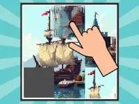Pixel Slide Puzzle background