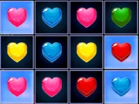 Hearts Match 3 background