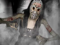 Scary Granny House background