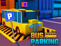 Bus Parking City 3D background
