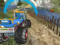 Monster Truck Offroad Driving Mountain background