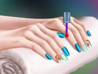 Girl Prom Hand Care background