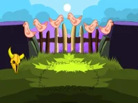 Skull Forest Escape background