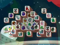 Among Mahjong Tiles background