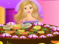 Barbie Cake Decorate background