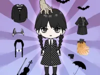 Vlinder Girl Dress Up background