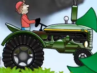 Tractor Driving Hill Climb 2D background