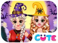 Princess Hello Halloween background