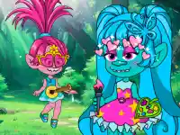 Chibi Troll Fashion Maker background