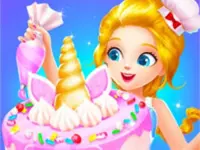 Princess Unicorn Food Game background