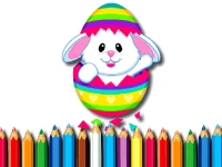 Easter Fun Coloring Book background