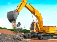 Real JCB Excavator Simulator background