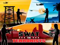 SWAT Force vs TERRORISTS background