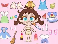 Paint Doll Dress Up background