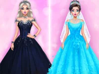 Frozen Wedding Dress Up background